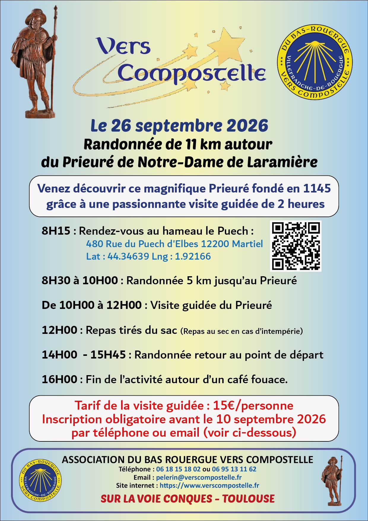 Information rando etoile du 26/09/2026