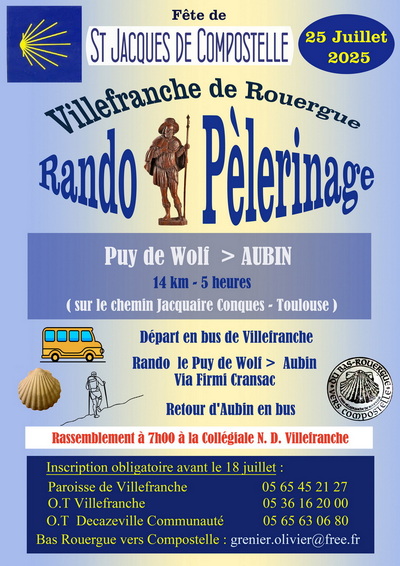 Information rando pèlerinage 2025
